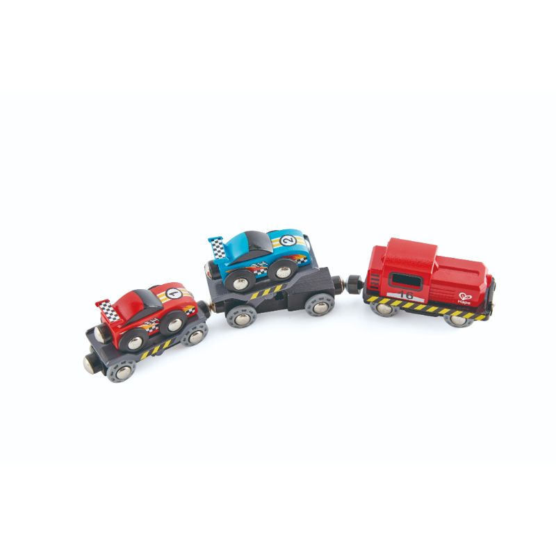 World Racing 6 Car Transporter with Racing Game Map Children's Toy