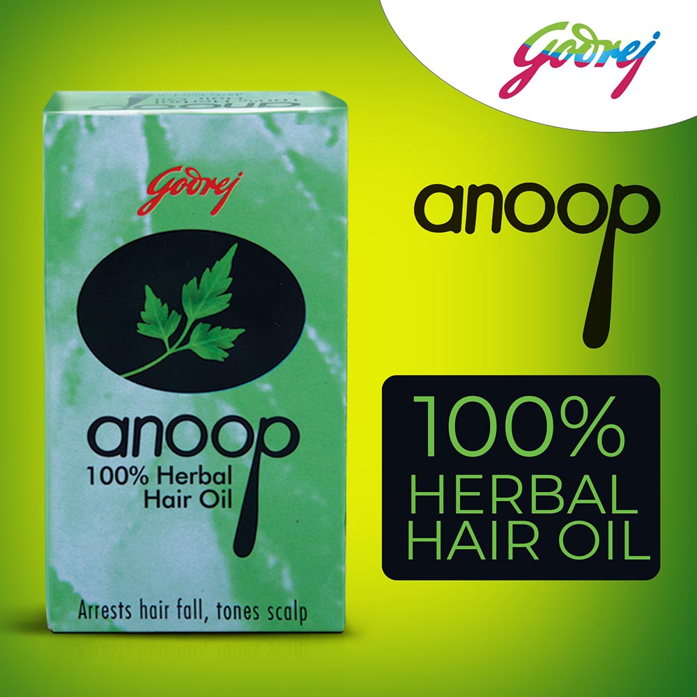 Godrej - Anoop Herbal Hair Oil 50ml | Buy at Best Price from Mumzworld