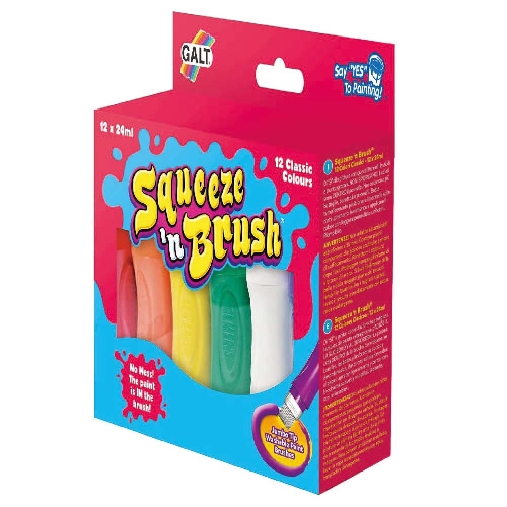 Galt Toys Squeeze n Brush Classic Colours have great fun painting without in a 