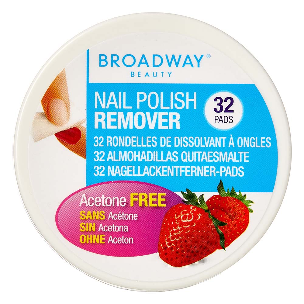 Kiss Impress - Strawberry Scented Nail Polish Remover Pads