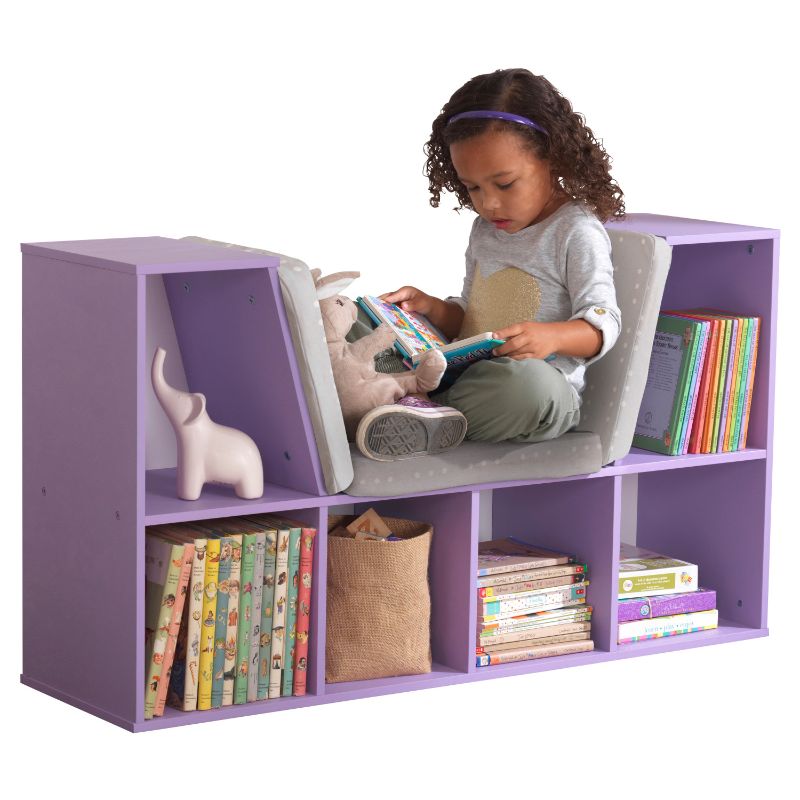 Kidkraft Bookcase With Reading Nook, Kidkraft Bookcase With Reading Nook Furniture Gray