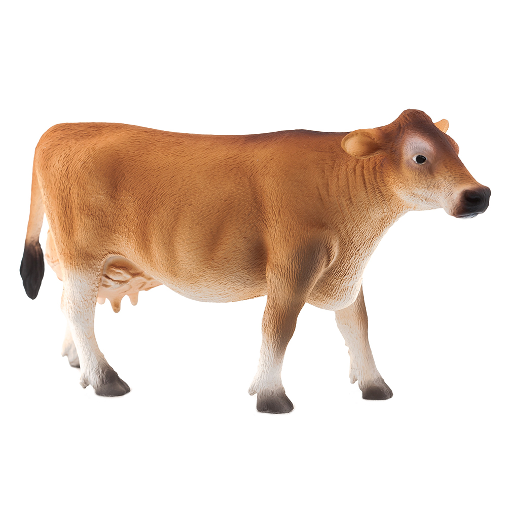 Animal Planet - Mojo Jersey Cow Toy Figure - Brown