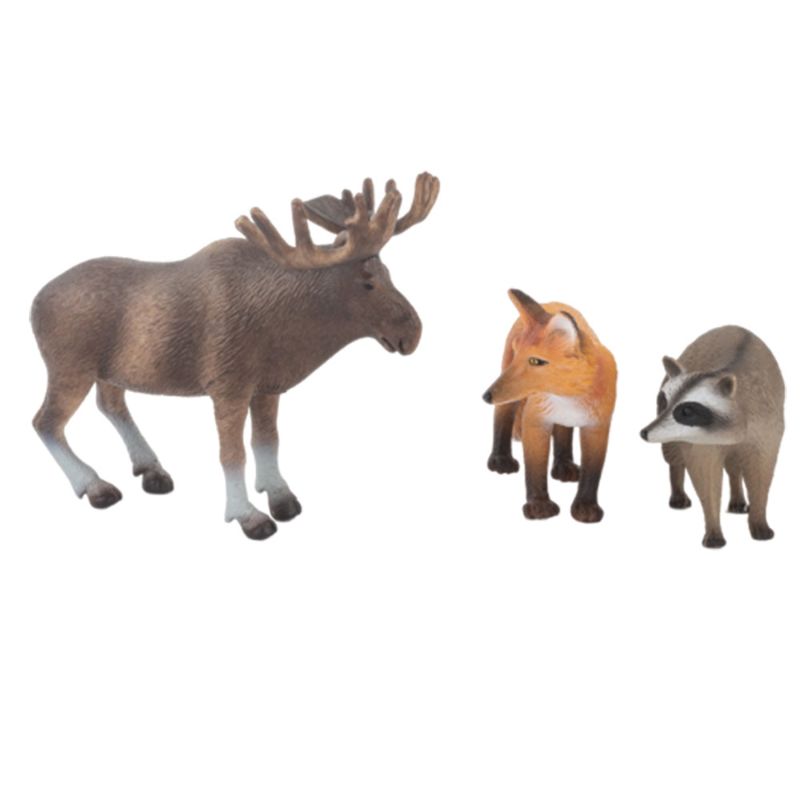 Terra - Moose, Racoon And Fox Figures