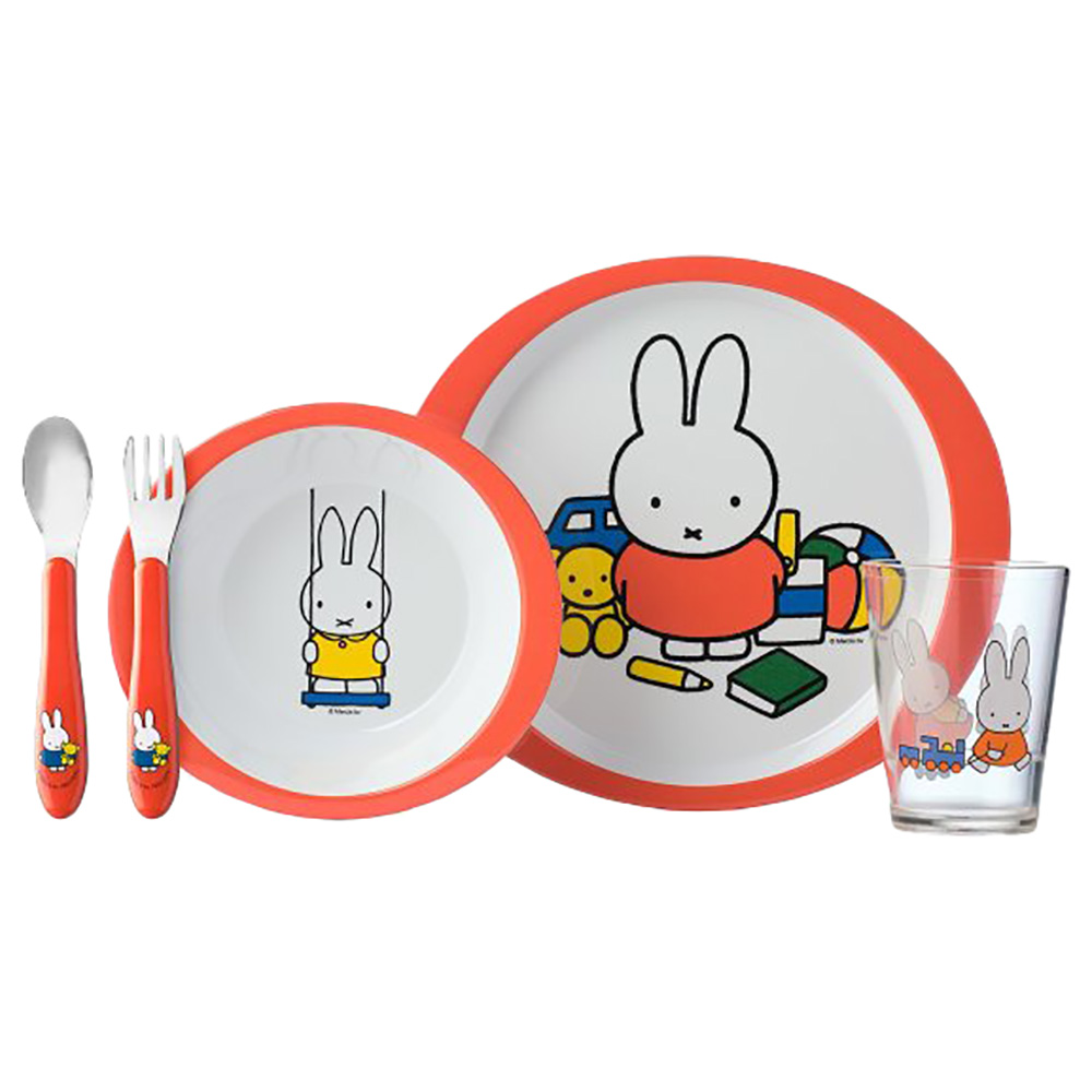 opschorten vitaliteit Kosten Rosti Mepal - Set Children's Dinnerware 5pcs - Miffy Plays | Buy at Best  Price from Mumzworld