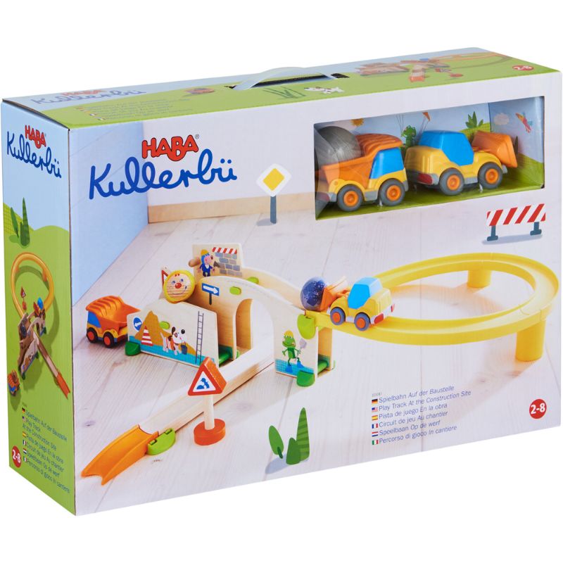 Details about   Play Track At the Construction Site Haba Kullerbri Wood Toys Preschool EZ496 