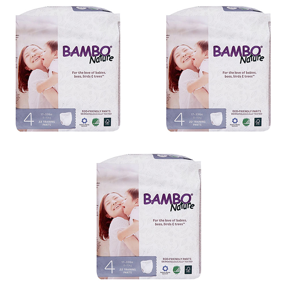 Huge Clamp Siege Bambo Diapers Pants, Size 4, 7-14Kg, 66pcs,Extra Value Pack