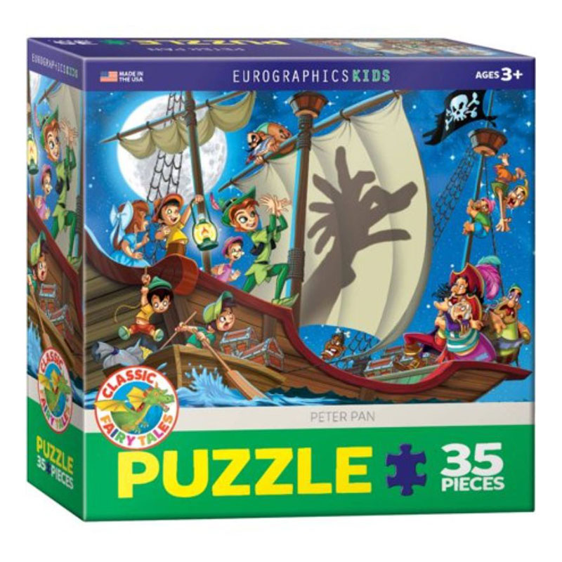 "Peter Pan" Theme Preschooler Learning Aide 35 Piece Child's Puzzle 
