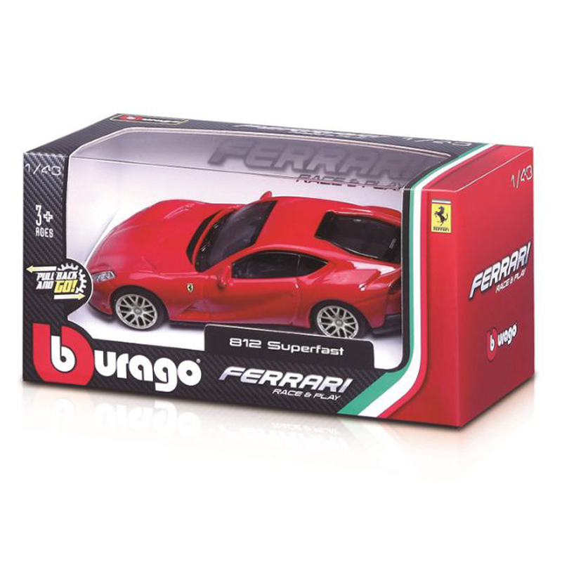 Bburago Ferrari Race & Play 1:43 Scale Diecast Model Car Gift Toy Collectable 
