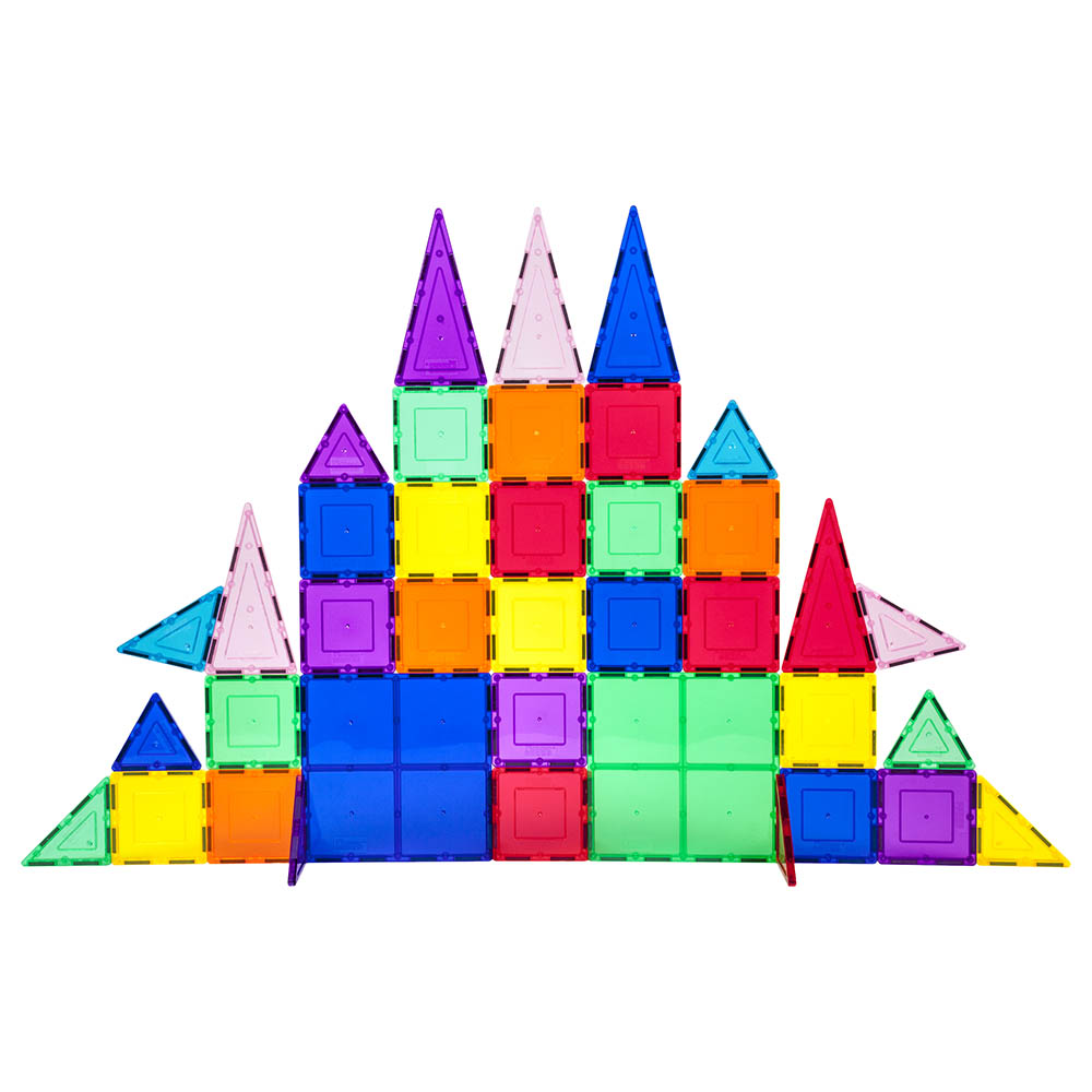 Picasso Tiles 100 Piece 3D Color Magnetic Building Block STEM Set 