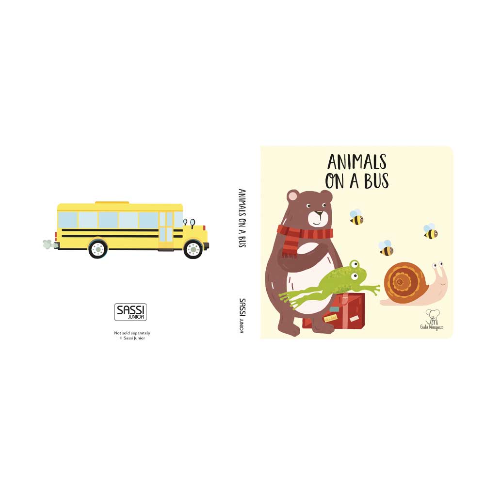 Sassi Junior - Animals On A Bus Book & Giant Puzzle | Buy at Best Price  from Mumzworld