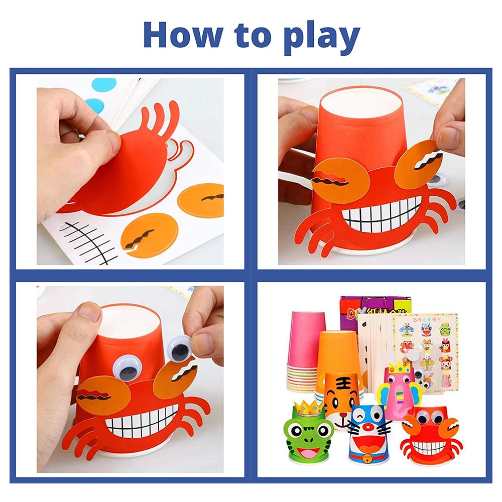 Mumfactory - DIY Crafts & Art Paper Cups Toy