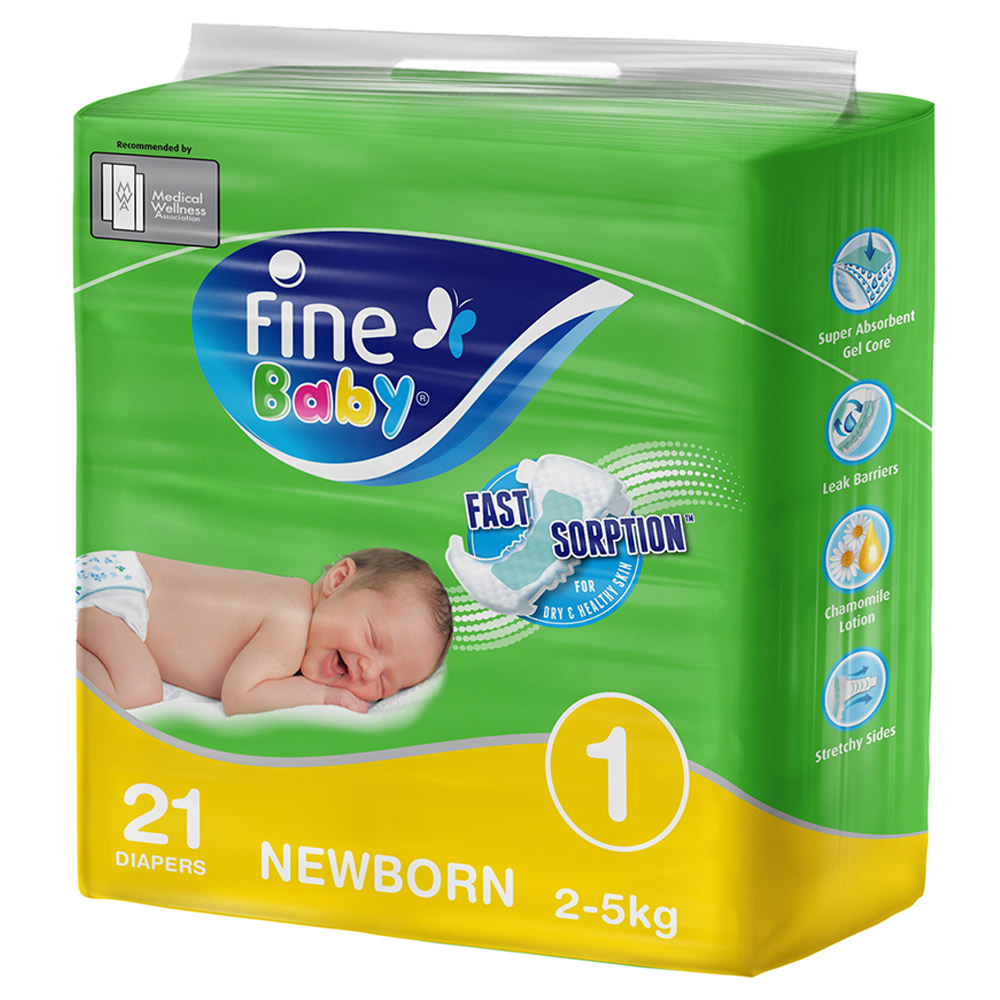 Fine Baby Diapers Fast Sorption Newborn 