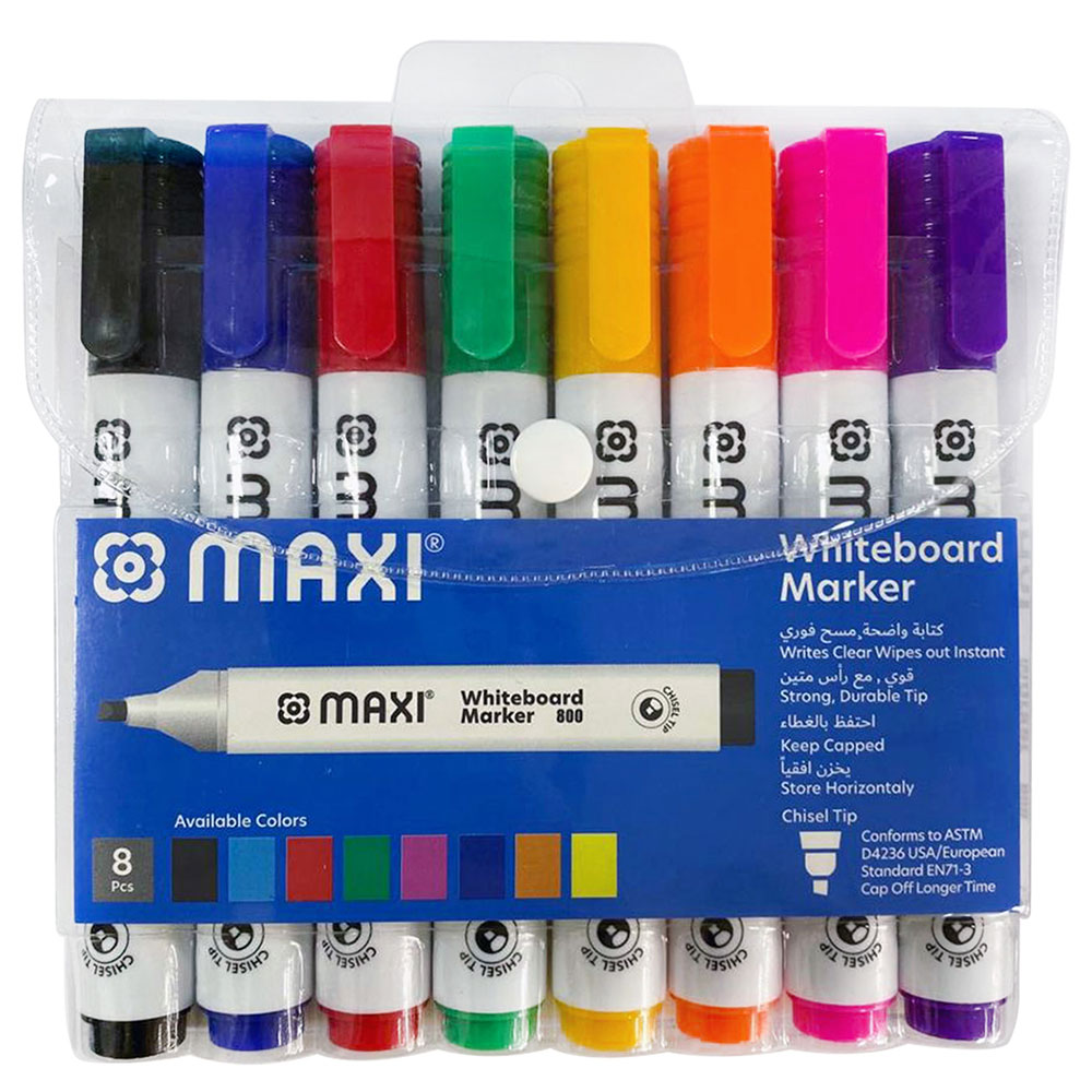 Pack of 3 Staedtler Triplus Permanent Marker Four Colours 2-5mm Chisel Tip 