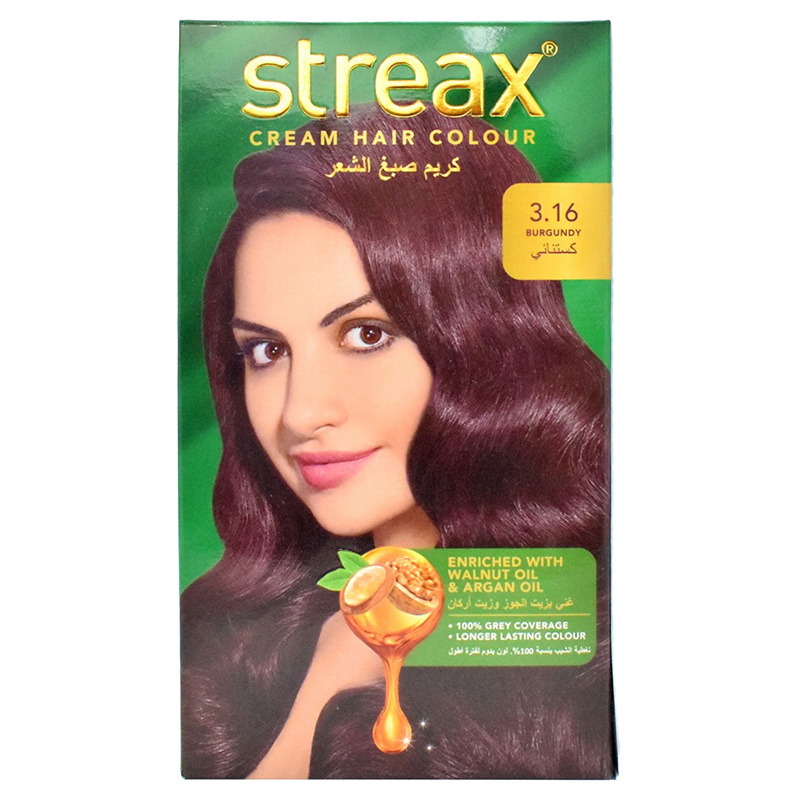 Streax - Cream Hair Color - Burgundy  | Buy at Best Price from Mumzworld