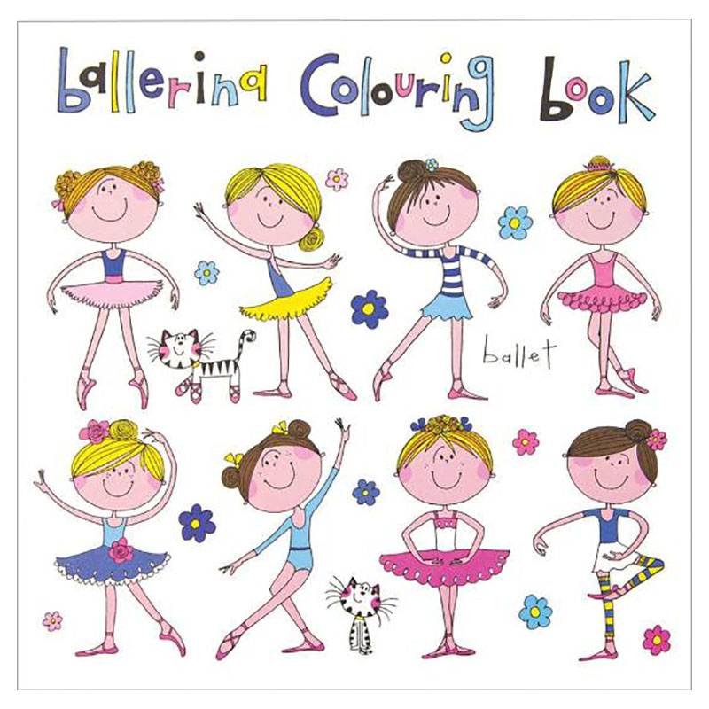 rachel ellen designs  ballerina coloring book