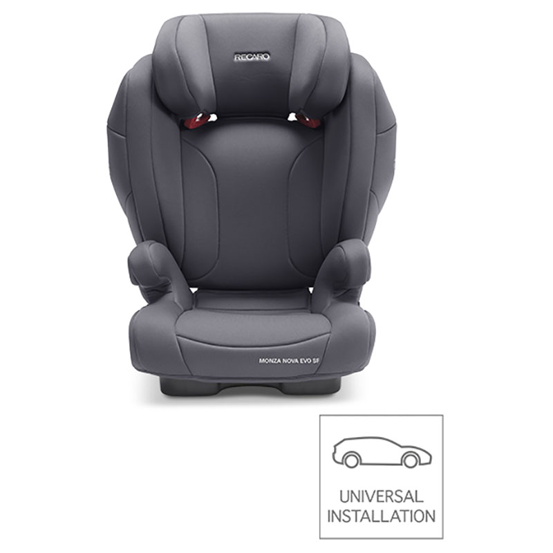 Recaro Car Seat Monza Nova Evo Fix Simply Grey - Recaro Car Seat Installation