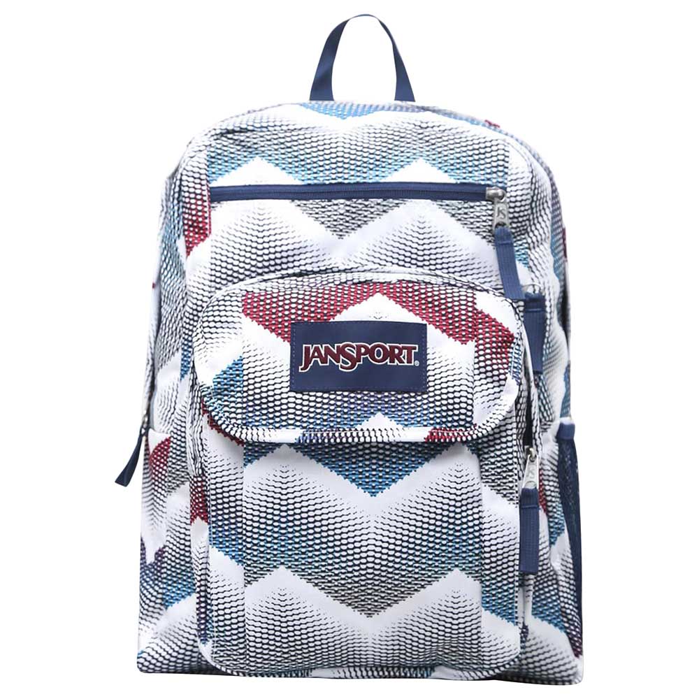 Matrix Chevron White JanSport Digital Student Laptop Backpack 