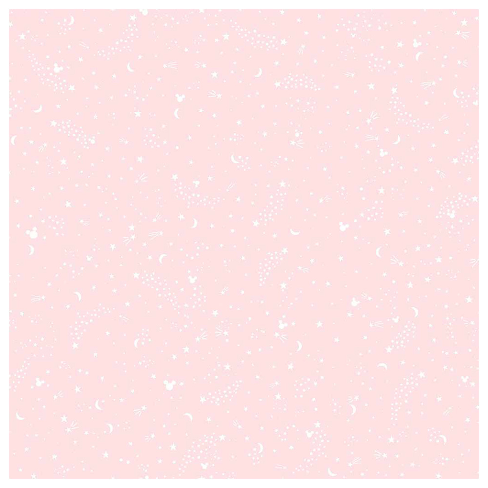 Mickey Mouse - Star Wallpaper - Pink
