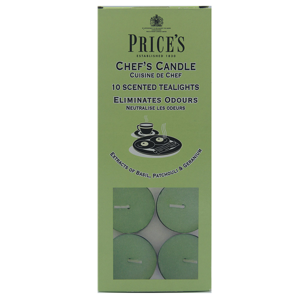 Chefs Scented Tealights Tea Lights Candles Pack Prices Eliminates Cooking Odours 