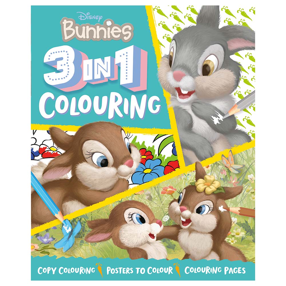 Disney Bunnies 20 In 20 Colouring Book - Otakugadgets