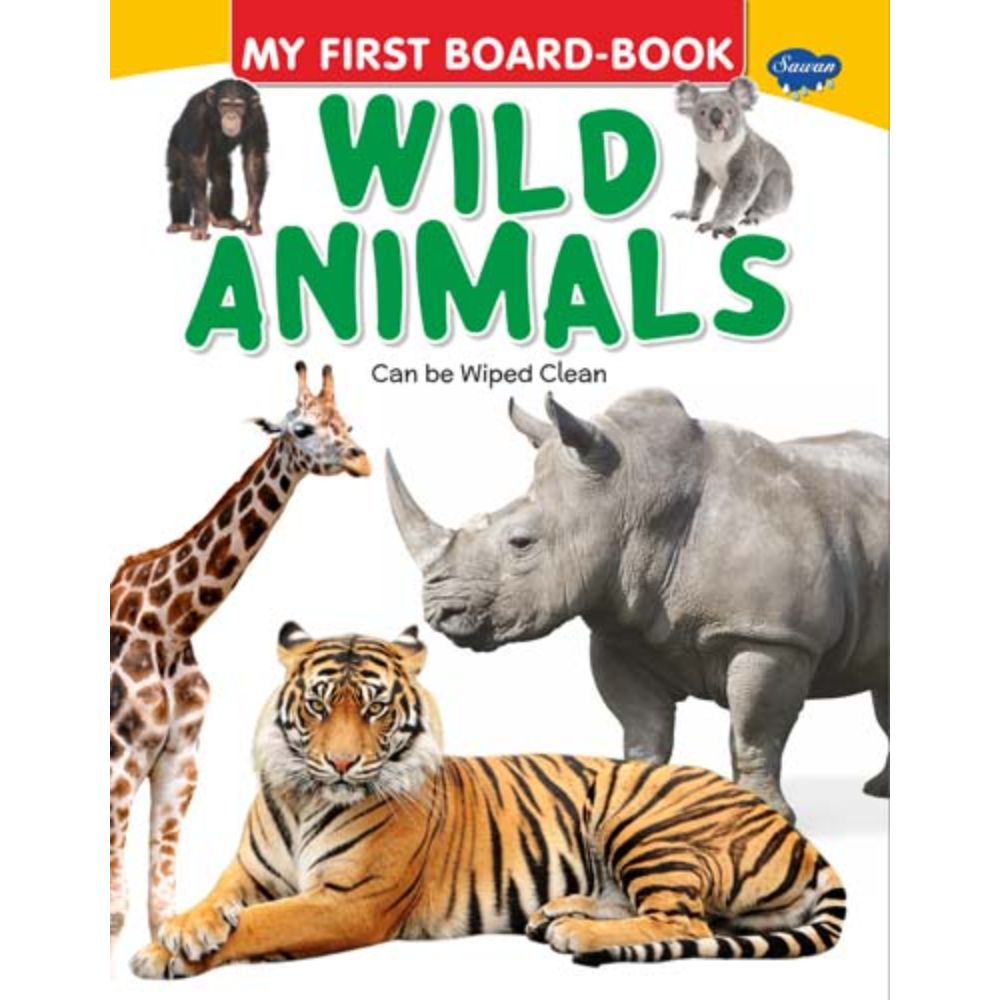 Sawan My First Board Book Of Wild Animals | Buy at Best Price from Mumzworld