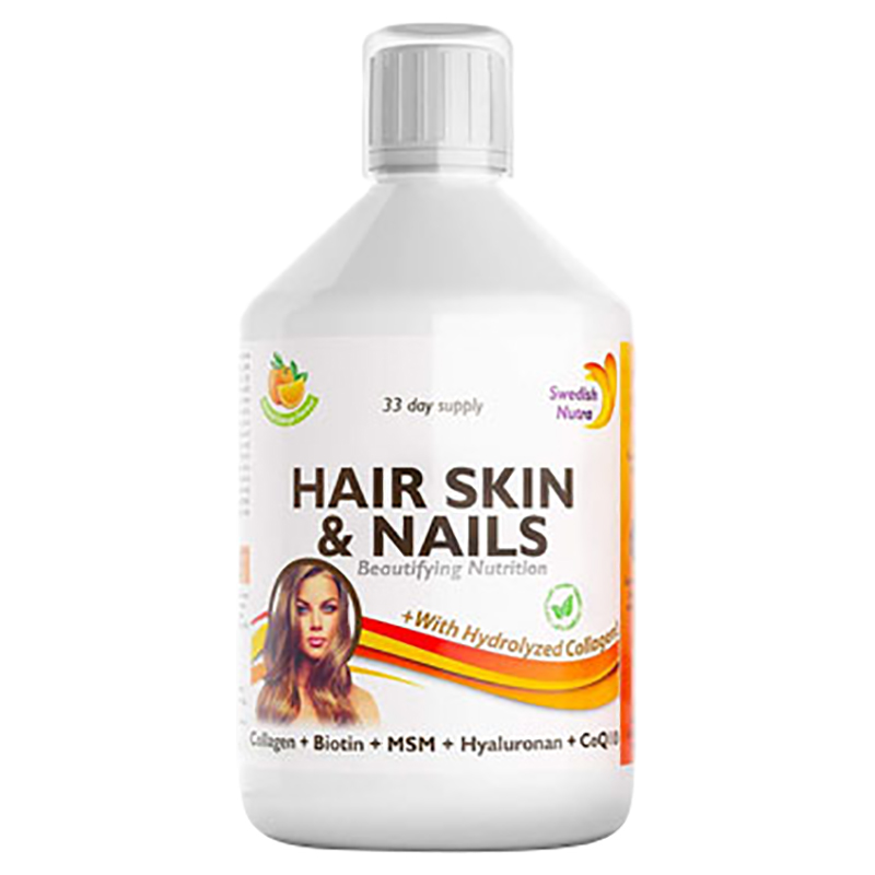 Swedish Nutra - Liquid Collagen Hair Skin & Nails - 500ml | Buy at Best  Price from Mumzworld