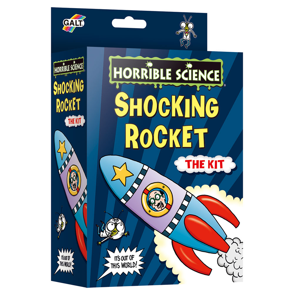Galt HORRIBLE SCIENCE SHOCKING ROCKET KIT Kids Educational Toy New 