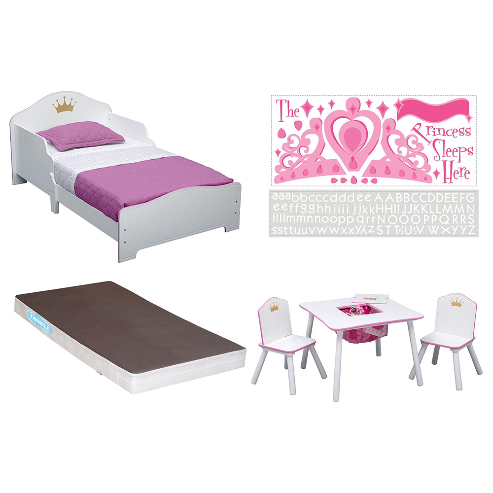 Delta Children Princess Crown Bedroom, Princess Crown Bed Frame