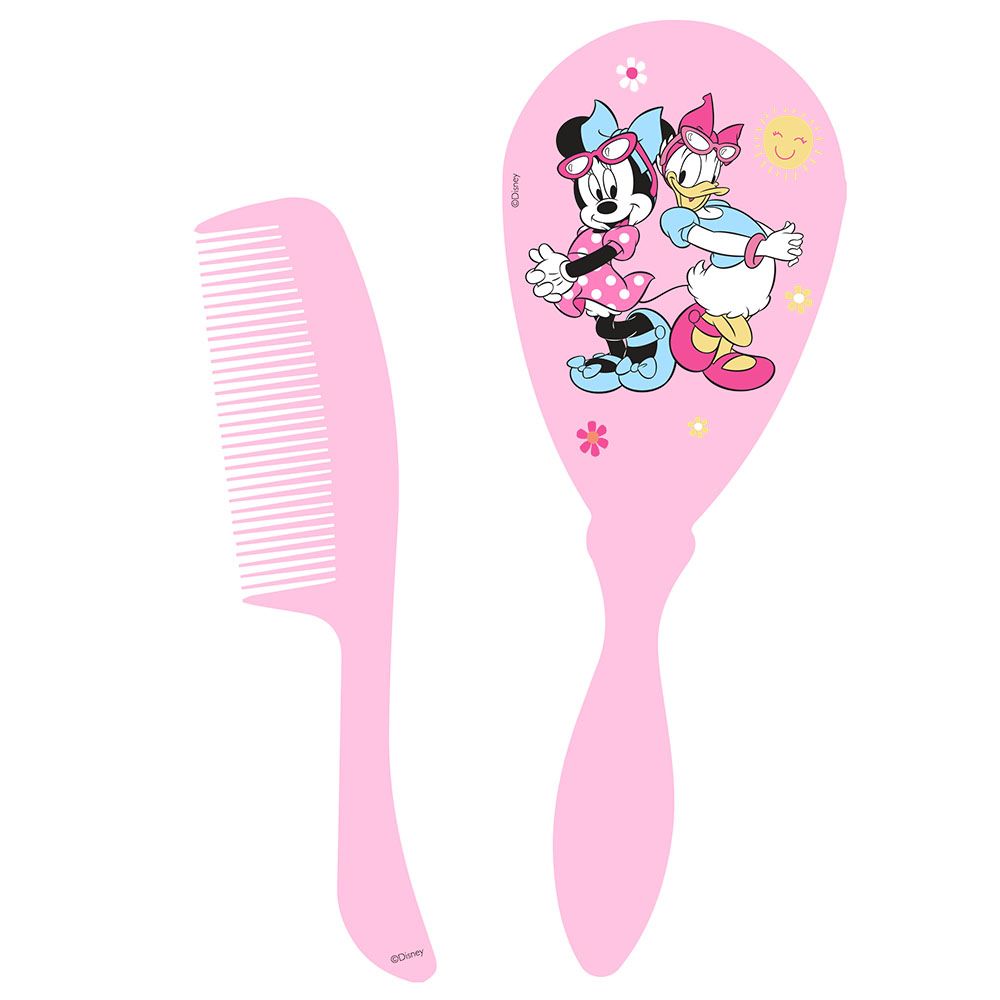 Disney - Minnie Mouse Baby Hair Comb And Brush Set - Pink | Buy at Best  Price from Mumzworld