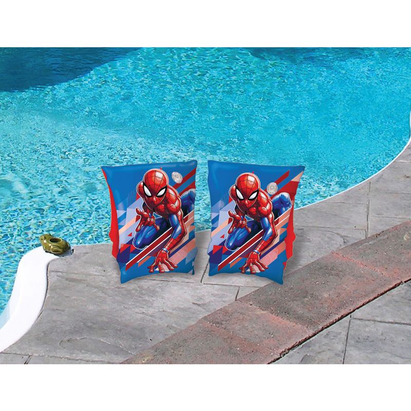MARVELS AVENGERS KIDS INFLATABLE SWIMMING POOL ARM BANDS SWIMMING RING & GOGGLES 