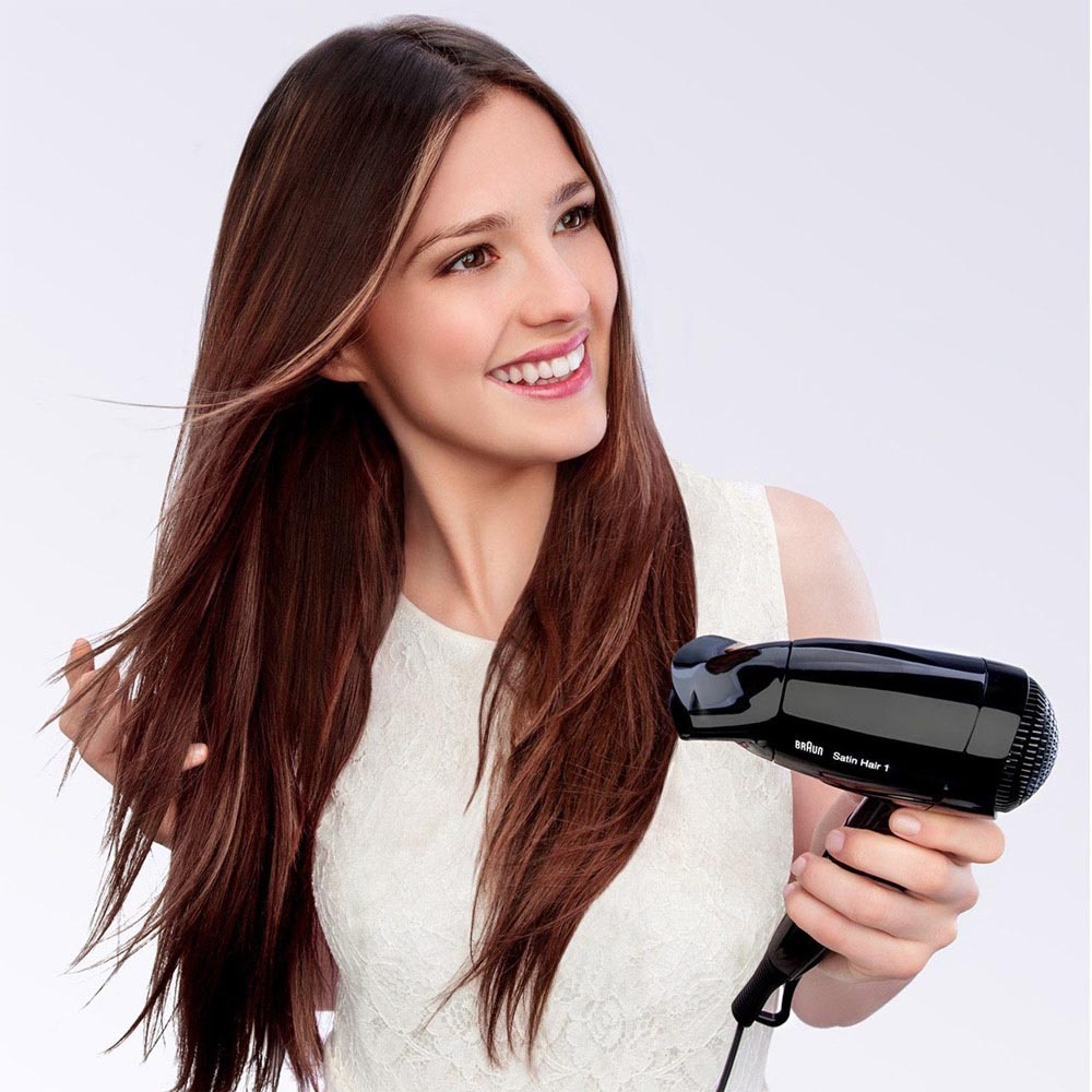 Braun - Satin Hair 3 Style&Go Travel Dryer Hd130 - Black | Buy at Best Price  from Mumzworld
