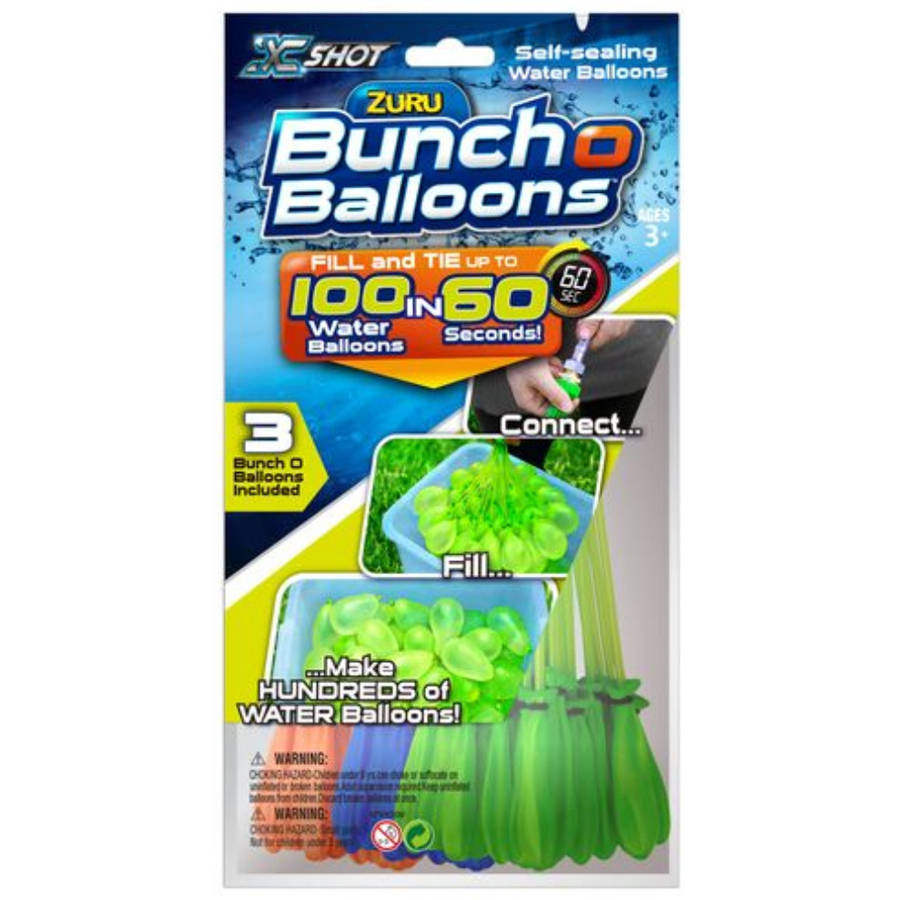 100 Count for sale online ZURU 1213 Bunch O Balloons Self-Sealing Water Balloons