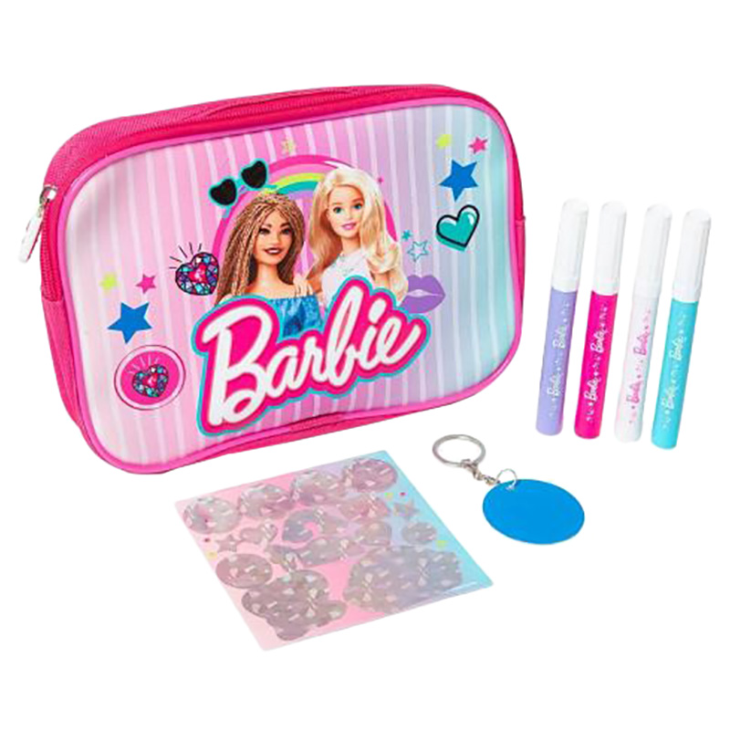 Barbie Colouring Set With Stickers And Colouring Pencils 